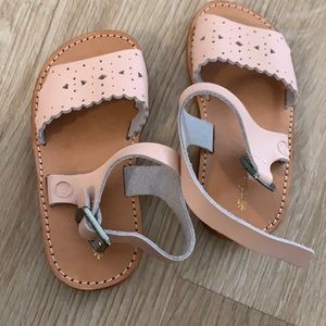Freshly Picked light pink sandals -never worn